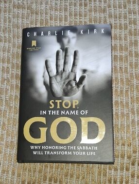 "Stop, In the Name of God" Hardcover Book
